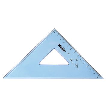 60&deg; Set Square - 260mm Plain Edge - Pack of 25