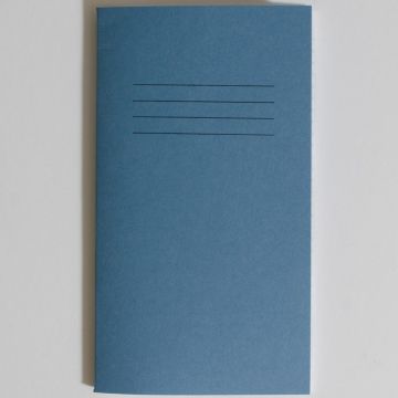 165 x 102mm Notebook 48 Page 7mm Ruled - Vivid Blue - Pack of 100