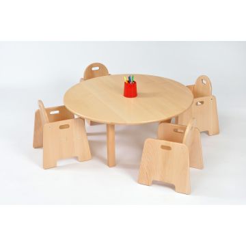 Galt Circular Table With 4 Chairs - 9-18 Months