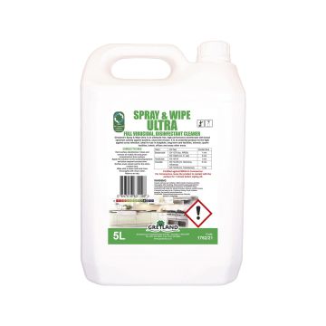 Greyland SprayWipe Virucidal Cleaner 5L - Pack of 4