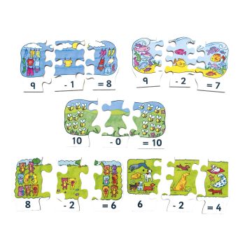 Sum Fun Subtraction Jigsaw Puzzles