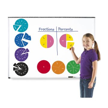 Giant Double -Sided Magnetic Fraction Circles