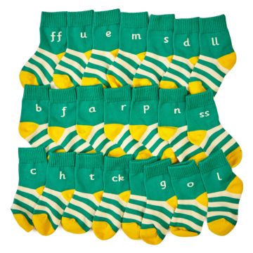 Letter and Sound Socks - Phase 2