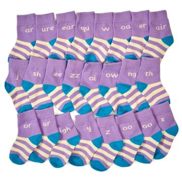 Letter and Sound Socks - Phase 3