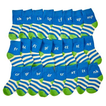 Letter and Sound Socks - Phase 4