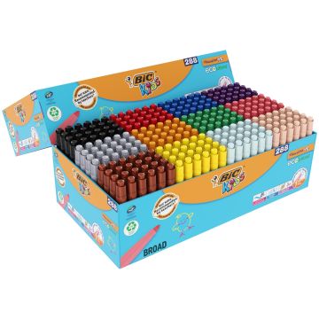 BIC Kids Visa Colour Felt Tips Broad - Pack of 288