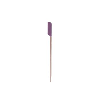 Bamboo Purple Allergen Paddle Skewer 11.5cm - Pack of 100