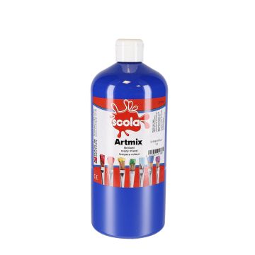 Scola Artmix Ready Mixed Paint - 1 Litre - Blue