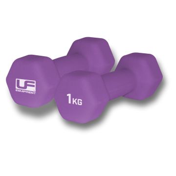 Urban Fitness Hex Dumbbells - 1kg - Pair