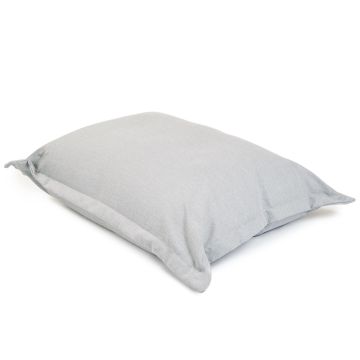 Grey Slub Chenille Xl Floor Cushion
