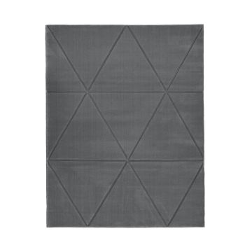 Medium Stockholm 3D Effect Rug In Grey