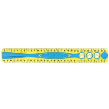 Kidy Grip 30cm Ruler - Pack of 20