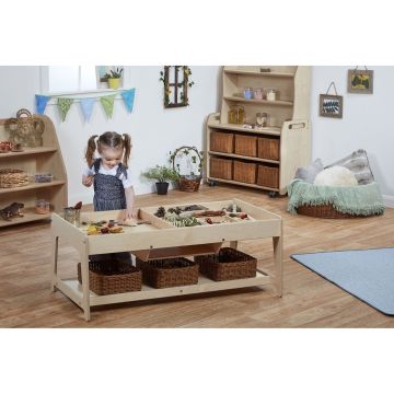 Invest Play Table With 4 Shallow Baskets