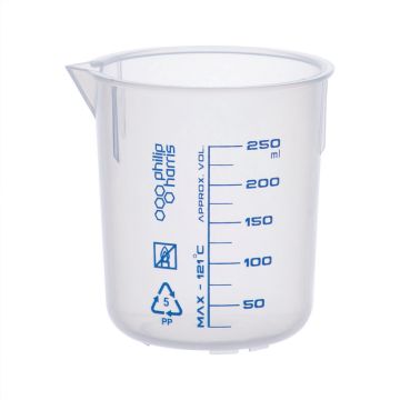 Polypropylene Beaker - 250 x 25ml