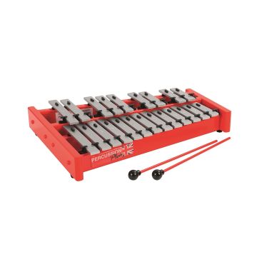 Percussion Plus Classic Red Box Soprano Glockenspiel - 1.5 Octave