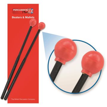 Percussion Plus PP067 Rubber Head Beaters - Hard