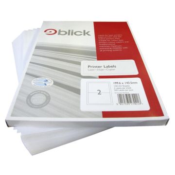 Multi Labels A4 199.6 x 143.5mm - Pack of 100 Sheets