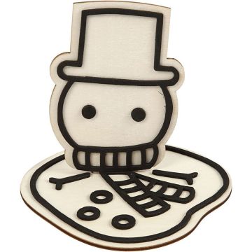 Melted Snowman Decoration Figure