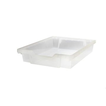 Gratnells Shallow Antimicrobial Tray - Translucent