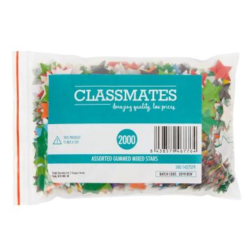 Classmates Mixed Stars - Assorted - Pack of 2000