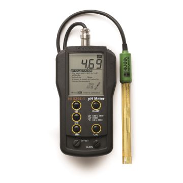 HI-8314-1 Water-Resistant Hand-Held PH MV and Temperature Meter