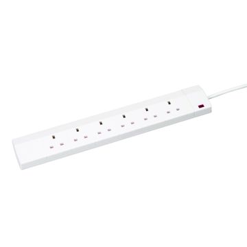 Extension Cable 6 Socket 2m