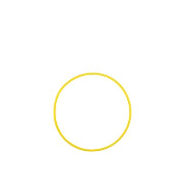 Hula Hoop - 610mm - Yellow