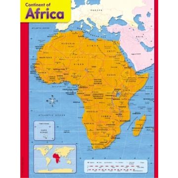 Learning Charts Combo Packs - Continents - Pack of 7