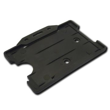 Card Holder Single Sided Landscape - Black - Pack of 50