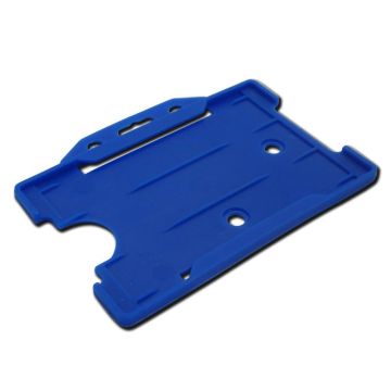 Card Holder Single Sided Landscape - Blue - Pack of 50