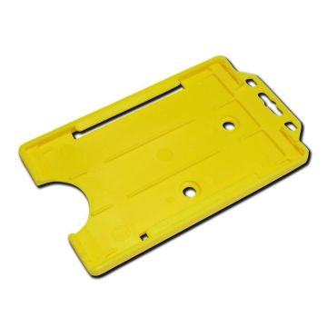 Card Holder Single Sided Portrait - Yellow - Pack of 50