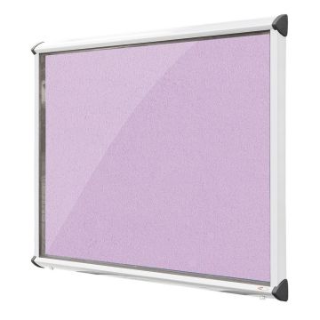 Shield Interior Showcase Aluminium Frame 575 x 712mm - Lilac