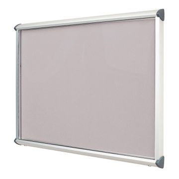 Shield Interior Showcase Aluminium Frame 575 x 712mm - Light Grey