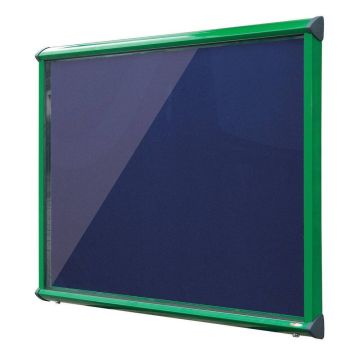Shield Interior Showcase Green Frame 575 x 712mm - Ink Navy