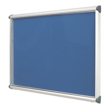Shield Interior Showcase Aluminium Frame 750 x 537mm - Blueberry