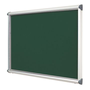 Shield Interior Showcase Aluminium Frame 750 x 537mm - Bottle Green