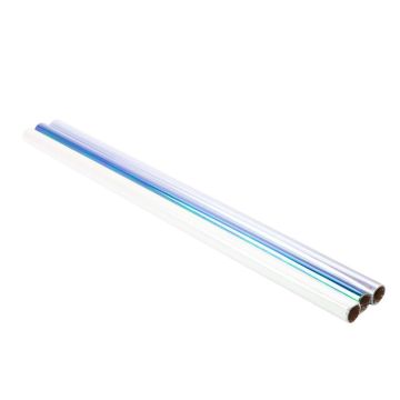Iridescent Rolls 70cm x 2m To Include Clear/White/Blue - Pack of 3
