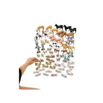 Farm Animals and People - Pack of 38