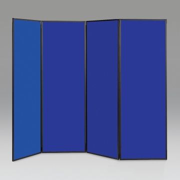 Busyfold Light 1800 Display System 4 Panel - Blue