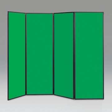 Busyfold Light 1800 Display System 4 Panel - Green