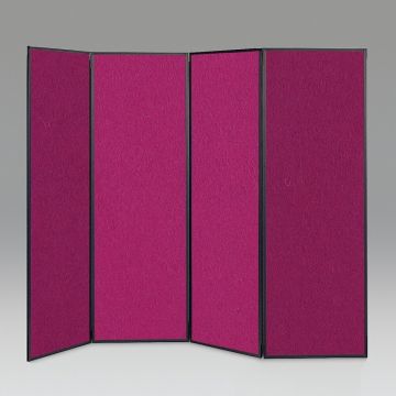 Busyfold Light 1800 Display System 4 Panel - Magenta