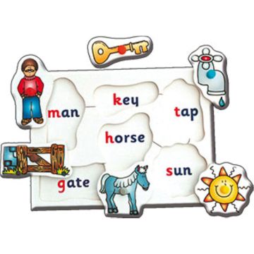 Just Jigsaws Key Letters Wooden Puzzle - Set 1
