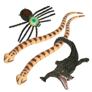Jumbo Reptiles and Arachnid Set
