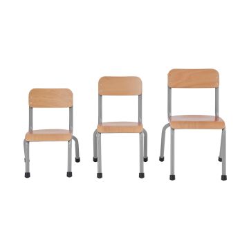 Milan Chairs - Pack of 4 - Grey - 3-4 years