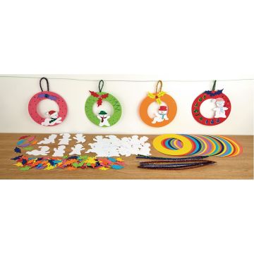 Snowman Wreaths - Pack of 30