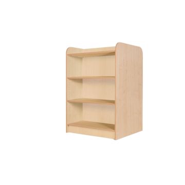 Maplescape Double Sided Library Bookcase - Maple  - 1000mm