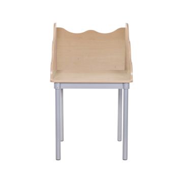 Single Wave Study Carrel 1220mm Beech