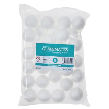 Polystyrene Spheres 40mm - Pack of 30