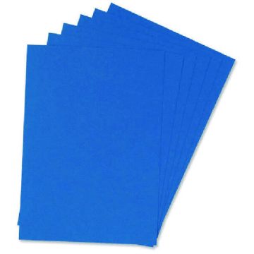 Binding Covers Leathergrain A4 250g Royal Blue - Pack of 100