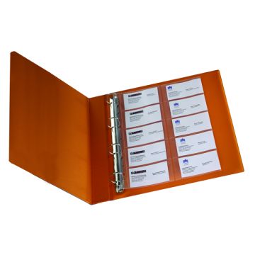 Business Card Punched Pockets - Pack of 10